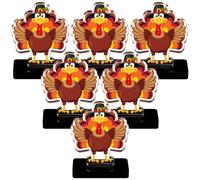 Yookeer Thanksgiving Turkey Trophies Personalized Acrylic Custom Turkey Trophy Thanksgiving Holiday Party Decoration for Family Games Hunting Prize Trivia Competition Cornhole Tournament