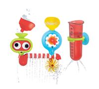 Yookidoo Baby Bath Toy - Spin 'N' Sprinkle Water Lab - Spinning Gear and Googly Eyes for Toddler or Baby Bath Time Sensory Development - Attaches to