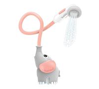 Yookidoo Brand BabyDouche Elephant Hand Shower, Pink, Plastic/Silicone, Ages 0+