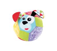 Baby Lights N' Music Friends Ball By Yookidoo. A Soft Newborn Musical Ball Toy with Flashing Stars and Three Friendly Farm Animals. Ideal For Floor Play, Stroller Or Crib.