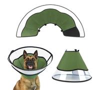 Yoolhamy Dog Cone Collar Large, Recovery Collars for After Surgery Stop Paw Licking, Pet Adjustable Soft Medium Anti Scratch Neck Collar of Shame for Dogs Anti Scratch, Elizabethan Collar (L)
