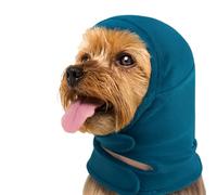 Yoolhamy Dog Snood Ear Protectors, Dog Ear Defenders Anxiety Calming Hood Ears Muffs Noise Protection Head Cover No Shake Head Wraps for Grooming Firework Force (Blue, S)
