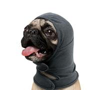 Yoolhamy Dog Snood Ear Protectors, Dog Ear Defenders Anxiety Calming Hood Ears Muffs Noise Protection Head Cover No Shake Head Wraps for Grooming Firework Force (Grey, M)