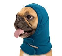 Yoolhamy Dog Snood Ear Protectors, Dog Ear Defenders Anxiety Calming Hood Ears Muffs Noise Protection Head Cover No Shake Head Wraps for Grooming Firework Force (Blue, M)