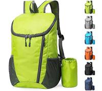 Yoolly Lightweight Foldable Backpack, Small Hiking Rucksack, Waterproof Packable Backpack for Men Women Kids, Durable Rucksack for Outdoor Sport Travelling Hiking Camping Biking Walking (Green)