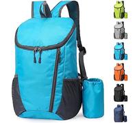 Yoolly Lightweight Foldable Backpack, Small Hiking Rucksack, Waterproof Packable Backpack for Men Women Kids, Durable Rucksack for Outdoor Sport Travelling Hiking Camping Biking Walking (Blue)