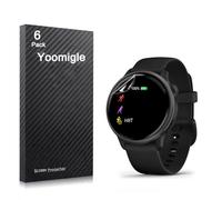 Yoomigle 6 Pack Compatible with Garmin Vivoactive 6 Screen Protector Film for Garmin Vivoactive 5 Smart Watch Screen Protectors Foils Screen Cover Crystal Clear HD Anti-Scratch Anti-Fingerprint