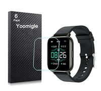 Yoomigle 6 Pack Compatible with MOLOCY P32 1.69'' Screen Protector Film for P32 1.69 inch Smart watch Screen Protectors Foils Cover Crystal Clear HD Anti-Scratch Anti-Fingerprint