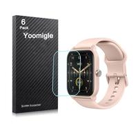 Yoomigle 6 Pack Compatible with Woneligo W13 IDW13 1.8'' Screen Protector Film for Gydom TOOBUR IFMDA IDW13 1.8 inch Smartwatch Screen Protectors Foils Screen Cover Crystal Clear HD Anti-Scratch