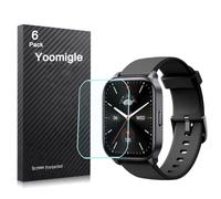 Yoomigle 6 Pack IDW17 2.01" Watch Screen Protector Film Compatible with TOOBUR 2.01 inch Smartwatch IDW17 Screen Protectors Foils Screen Cover Crystal Clear HD Anti-Scratch