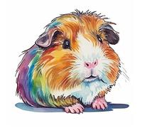 Yoonek Graphics Guinea Pig Vinyl Decal Sticker for Car, Laptop, Tumbler, More. #005448