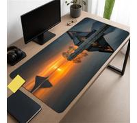 Yoonqun Sunset Seaside House Large Gaming Mouse Pad 600x300x3 mm Long Computer Keyboard Mousepad XXL Mouse Mat Washable with Slip Rubber Base Desk Pad for PC, Laptop, Office