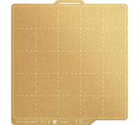 YOOPAI Double Side Textured Build Plate with Precision Grid Markings, 257x257mm PEI Sheet for Bambu Lab A1/P1P/P1S/X1C/X1E - Magnetic, High-Temp Resistant, Easy-Release 3D Printer Bed