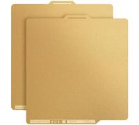 YOOPAI Double Side Textured PEI Sheet for Bambu Lab A1/P1P/P1S/ X1C/X1E, 257x257mm Build Plate for 3D Printer, Flexible Magnetic PEI Plate High-Temperature Resistant Heat Bed Platform, Pack of 2