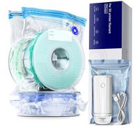 YOOPAI Filament Storage Bags with Upgrade Auto Pump, 30 Filament Vacuum Storage Bags Plus 30 Desiccants and 5 Clips, Filament Storage Box Designed for Filament Storage