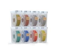 YOOPAI Filament Storage Box - 8 Pack Filament Container for 3D Printing Sealing and Protection - Portable Storage Box with Desiccants&Label for Home&Office,Water-Proof and Dust-Proof 4.0L