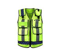 YOOPKA Hi Vis Vests Motorcycle Reflective Suit, Safety Reflective Vest Breathable Mesh Fabric High Vis Vests