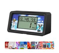 YOOREAL 9999 Days Digital Countdown Timer with 10 Paper Cards, Backlight Alerts for Special Occasions (Black)