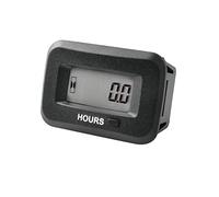 Yooreal AC/DC 5-277V Digital OEM Hour Meter Gauge, Regular Maintenance Alert,Works on Various of ZTR/Riding Lawn Mower Tractor String Trimmer Land Edger Generator