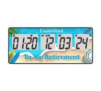 YOOREAL Digital 9999 Days Countdown Days Timer Clock,Retirement Countdown Timer,Magnet Design,Loud Alarm,Tracks Wedding Vacation Working Cooking Baby Birth (Blue)