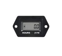 Yooreal Digital Hour Meter for Small engine,AC/DC 5-277V,Waterproof Design,Works on Various of ZTR/Riding Lawn Mower Tractor Generator Land Trimmer UTV Brush Cutter Chainsaw