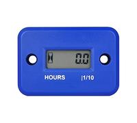 YOOREAL Digital Inductive Hour Meter Waterproof IP68,Works on Various of ZTR/Riding Lawn Mower Land Trimmer UTV Brush Cutter Tractor ATV Boat Outboard Motor Dirt Bike Motorcycle.