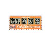 Yooreal Digital Kitchen Timer,Retirement Countdown Timer 9999 Days,Magnet Design,Loud Alarm,Tracks Wedding Vacation Working Cooking Baby birth (yellow)