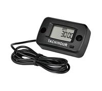 Yooreal Digital Self Powered Tach Hour Meter,Maintenance Hours,Waterproof for Riding Lawn Tractor Generator Compressor Outboards Motor Jet Ski Chainsaw Dirt Bike Scooter