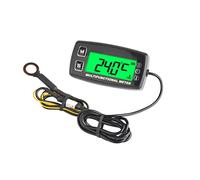 Yooreal Digital Small Gas Engine Temperature Gauge Meter,Hour meter Tachometer,Waterproof For Lawn Mower Tractor Generator Compressor Outboards Motor Marine Snowmobile etc