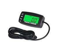 Yooreal Digital Tachometer Hour Meter, Maintenance Reminder,Max RPM Alert,Backlight,Replaceable Battery For Generator Scooter Lawn Tractor Compress Leaf Blower Chainsaw Snow Blower Boat etc