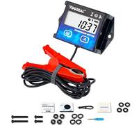 YOOREAL Digital Tachometer Hour Meter Maintenance Reminder With clips Backlight Replaceable Battery Waterproof for Lawn Mower Motorcycle Outboard Motor Generator Snow Blower etc
