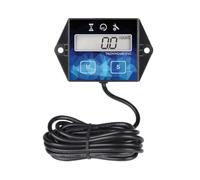 Yooreal Digital Tachometer Hour Meter,SVC Timer,Resettable Hours,Replaceable Battery for Lawn Mower Generator Chainsaw Outboard Motor Snowblower Jet Ski Dirt Bike
