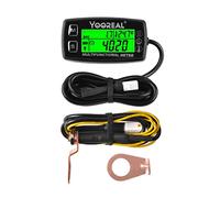 Yooreal Engine Temperature Gauge,TEMP Meter,User Shutdown Tachometer for Scooter Snowmobile Mini Bike Motorcycle Lawn Mower Generator Dump Truck