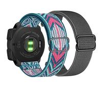 YOOSIDE 22mm Elastic Loop Watch Strap for Garmin Instinct 2 Solar, Surf, Tactical, Instinct, Tide, Esports, Solar - Grey