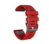 YOOSIDE for Garmin Fenix 5 / 6 / Instinct 2 Solar Watch Strap, 22mm Quick Fit Silicone Sport Waterproof Wrist Band for Garmin Fenix 7, Epix 2, Forerunner 935/945, Approach S60/S62 (Red)