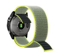 YOOSIDE for Garmin Fenix 7 / EPIX 2 / Fenix 6 / Fenix 5 / epix Pro 47mm Hook and Loop Nylon Watch Strap, 22mm Quick Dry Ultralight Sport Wrist Band for Forerunner 955, Instinct 2 (Light Green)