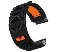 YOOSIDE Lightweight Tactical Nylon Watch Strap for Garmin Fenix 8 51mm / epix Pro 51mm / Fenix 7X/ Instinct 2X, Military Hook Loop Sport Wristband for Enduro 3/ Fenix 6X (Black)