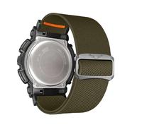 YOOSIDE Soft Stretchy Loop Durable Watch Strap for Casio gshock DW-5600/8900, Elastic Nylon Adjustable Braided Wristband for GA-100/GW-B5600/GB-5600 /GW-6900 (Dark Green)