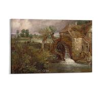 YOOSONG English Landscape Painter John Constable Mill at Gillingham Poster Canvas Poster Wall Art Picture Prints Hanging Photo Decor Home Posters Artworks 16x24inch(40x60cm)
