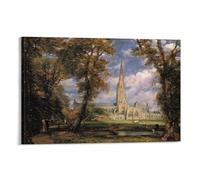 YOOSONG English Landscape Painter John Constable Salisbury Cathedral Poster (2) Wall Art Poster Prints Home Decor Picture Canvas Painting Posters 16x24inch(40x60cm)