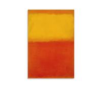 YOOSONG Expressionism Painters Mark Rothko Orange And Yellow Poster Wall Art Picture Painting Poster Canvas Print Posters Artworks Room Decor 20x30inch(50x75cm)