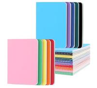 Yoosso 20Pcs Mini Notebooks, 5.5 X3.5inch Colorful Pocket Notebook The Notebook Notepad For Writing Memos Diary Making Plans,32 Pages(16 Sheets