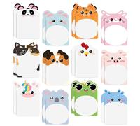 Yoosso 24Pack Mini Notebooks For Party Bags, 5.5 X3.5inch Pocket Notebook Note Books A6 Notepad Animal Designs Party Bag Fillers for Student