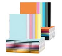 Yoosso 24pcs Mini Notebooks, 32 Pages Colorful Pocket Notebook The Notebook Notepad For Writing Memos Diary Making Plans,5.5 X3.5inch