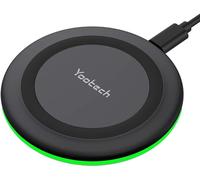 yootech Wireless Charger, Fast Wireless Charging Pad for iPhone 17 16 Pro Max/17 Air/15 14 13 12 11 Serie, for iPhone 16e/XR/Xs, Galaxy S23/S22/S21/S10, for Air Pods 3 Pro(No AC Adapter)