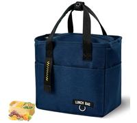 Yootiko Insulated Lunch Bag for Adults & Kids - Leakproof Liner, Triple-Layer Thermal Design, Large Opening, Side & Front Pockets - Ideal for Office, School, Picnic, Outdoor Use