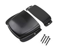 Yootones 1Pair Electric Guitar Bass Accessories Kit Protector Bridge Plate Cover & Pickup Cover with Screws Compatible with Electric Guitar Bass Accessories(Black)