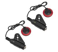 Yootones 2Pcs Piezo Contact Microphone Pickup Compatible with Acoustic Classic Guitar Ukulele Erhu Banjo Mandolin Musical Instruments