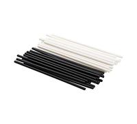 Yootones 40Pcs Guitar Fingerboard Side Marker Guitar Fretboard Fingerboard Side Dot Music Instrument Inlay Dots Compatible with Guitar Bass(White + Black)