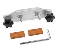 Yootones Aluminium Alloy Guitar Bridge Clamp Set with Cork Gasket L-Wrench Repair Tool Compatible with Classical Acoustic Guitar Accessory Luthier Tools